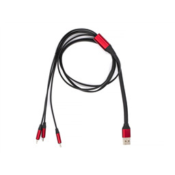 Кабель USB 3 в 1 (Lighting, MicroUSB, Type-C)