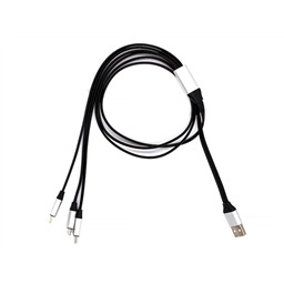 Кабель USB 3 в 1 (Lighting, MicroUSB, Type-C)