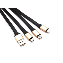 Кабель USB 3 в 1 (Lighting, MicroUSB, Type-C)