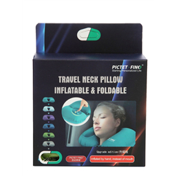 Подушка надувная для шеи с ручной подкачкой RH34