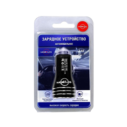 Зарядное устройство в прикуриватель авто на 2 USB выхода